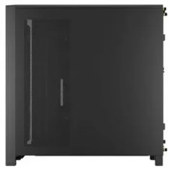 CORSAIR Mid-Tower PC-Gehäuse FRAME 4000D RS Wood – Schwarz/Walnuss