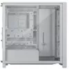 Mid-Tower PC-Gehäuse CORSAIR FRAME 4000D RS Wood Weiß/Eiche, Mid-Tower ATX-kompatibel, gehärtetes Glas