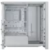 Mid-Tower PC-Gehäuse CORSAIR FRAME 4000D RS Wood Weiß/Eiche, Mid-Tower ATX-kompatibel, gehärtetes Glas