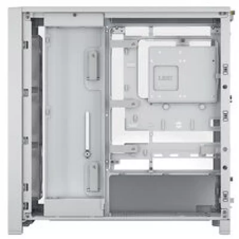 Mid-Tower PC-Gehäuse CORSAIR FRAME 4000D RS Wood Weiß/Eiche, Mid-Tower ATX-kompatibel, gehärtetes Glas