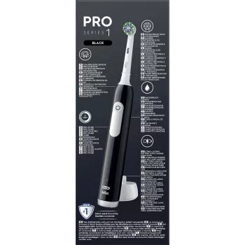 Elektrische Zahnbürste BRAUN Oral-B Pro Series 1, schwarz