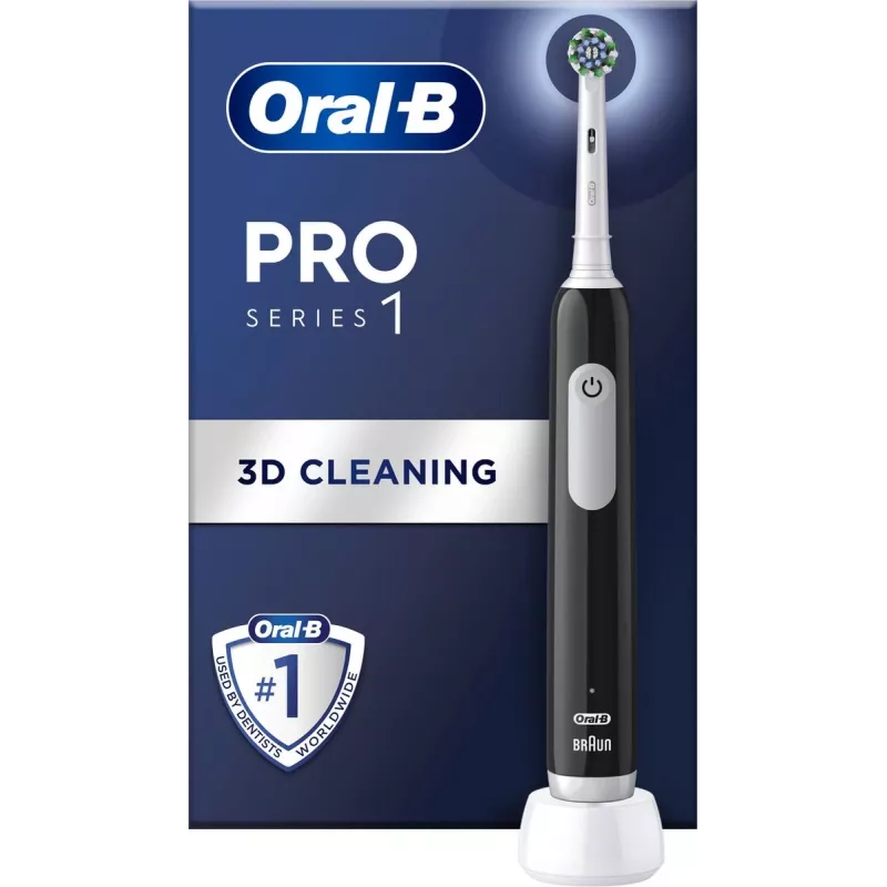 Elektrische Zahnbürste BRAUN Oral-B Pro Series 1, schwarz