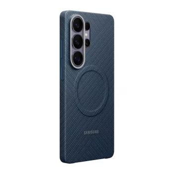 SAMSUNG Carbon Magnet Case für Galaxy S26 Ultra Dunkelblau (EF-KS948SCEGWW)