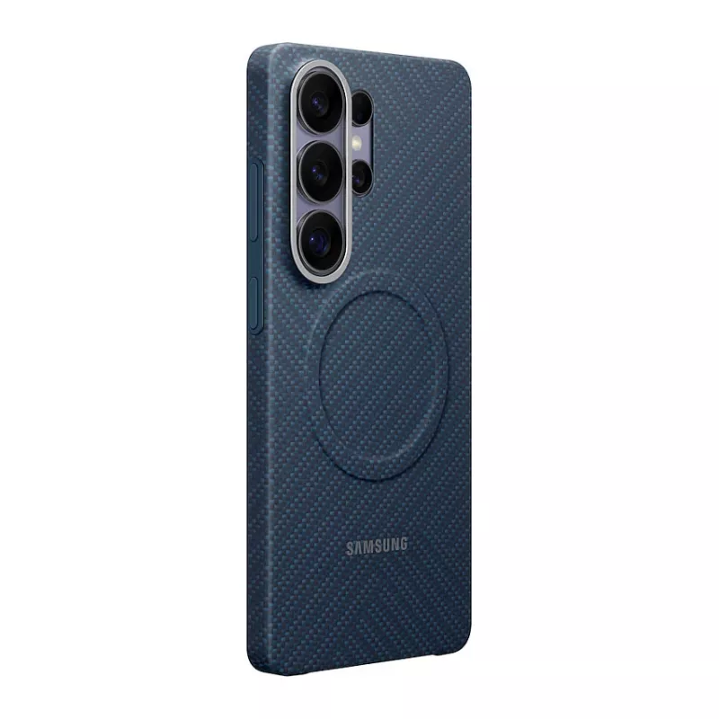 SAMSUNG Carbon Magnet Case für Galaxy S26 Ultra Dunkelblau (EF-KS948SCEGWW)
