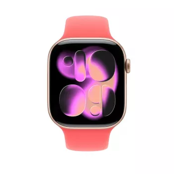 Apple Watch Sport Band Bright Guava für 46 mm (S/M) – Ersatz-Sportarmband