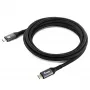 EQUIP USB4 Gen 2x2 C–C-Kabel 3,0m, PD 100W, 4K/60Hz, 20Gbps, Schwarz