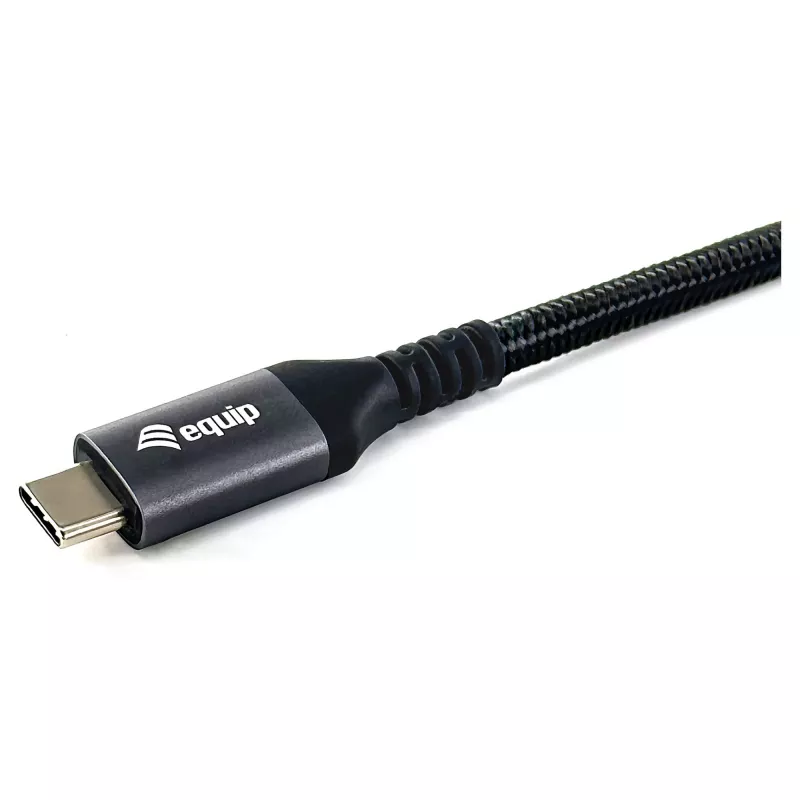 EQUIP USB4 Gen 2x2 C–C-Kabel 3,0m, PD 100W, 4K/60Hz, 20Gbps, Schwarz