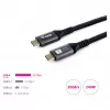 EQUIP USB4 Gen 2x2 C–C-Kabel 3,0m, PD 100W, 4K/60Hz, 20Gbps, Schwarz