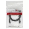 EQUIP USB 2.0 Kabel C zu A M/M, 0,3 m, USB 2.0 480 Mbit/s, vernickelte Kontakte, Schwarz