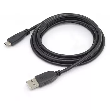 EQUIP USB 2.0 C zu A Kabel M/M 0,5 m, USB 2.0, 0,48 Gbit/s, vernickelte Kontakte, Schwarz