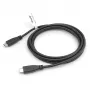 EQUIP USB 2.0 Typ-C-auf-Typ-C-Kabel M/M 0,3 m PD 60 W, 0,48 Gbit/s, vernickelte Kontakte, schwarz