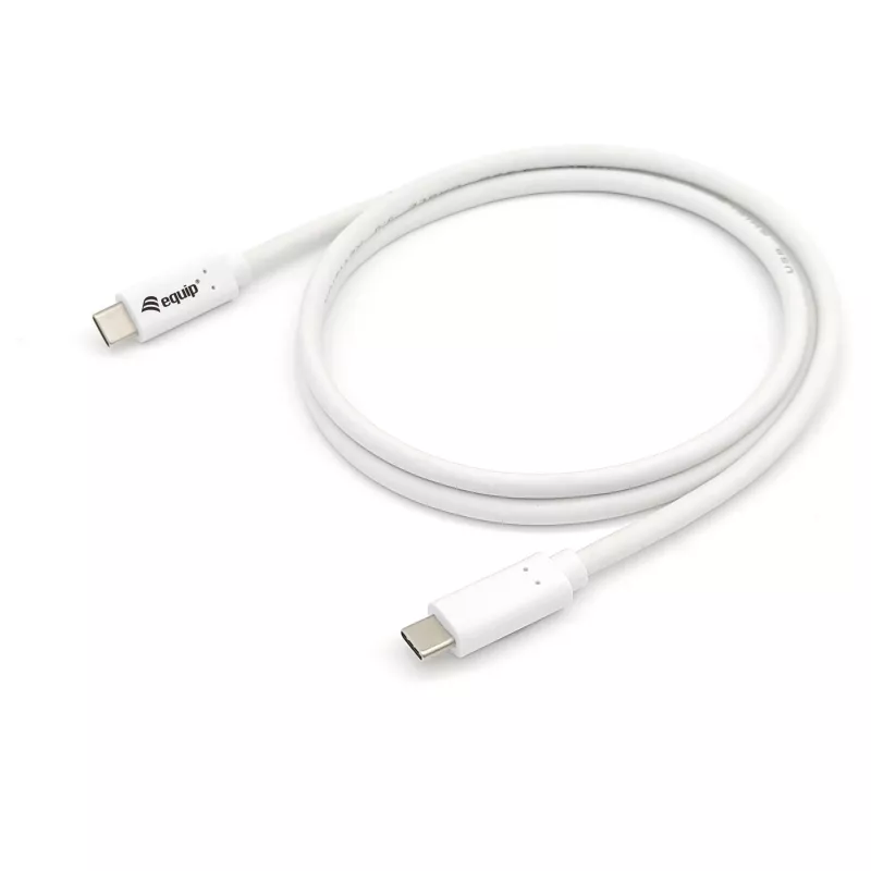 EQUIP USB 3.2 Gen 1 Type-C auf Type-C Kabel 0,5 m PD 60 W 5 Gbit/s Weiß