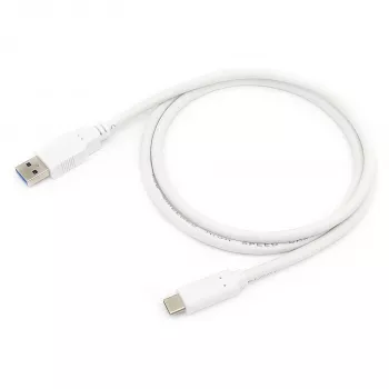 USB 3.2 Gen 1 C-zu-A-Kabel EQUIP 0,5 m 5 Gbit/s Weiß (USB-C zu USB-A, vernickelte Kontakte)