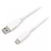 USB 3.2 Gen 1 C-zu-A-Kabel EQUIP 0,5 m 5 Gbit/s Weiß (USB-C zu USB-A, vernickelte Kontakte)