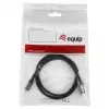 USB4 Gen3x2 C–C Kabel EQUIP 128380, 0.5 m, PD 3.1 240W, 40 Gbps, 8K/60Hz, Schwarz
