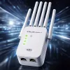 Wi‑Fi‑Signalverstärker QOLTEC AC1200 – QOLTEC AC1200 Dualband‑Signalverstärker