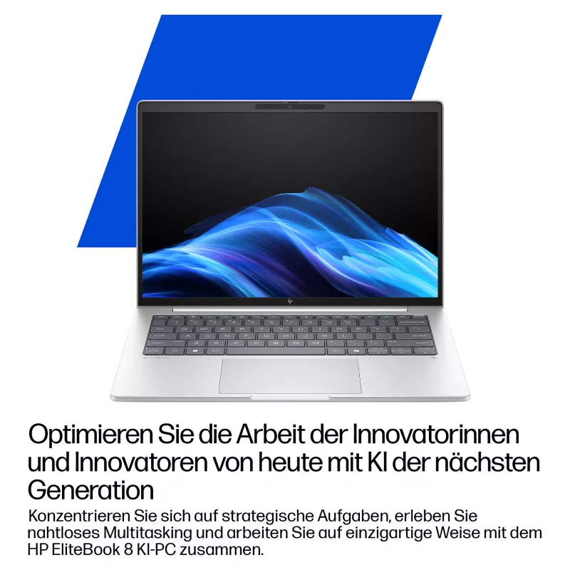 HP EliteBook 8 G1i 14 Next Gen AI PC Core Ultra 7 258V 32GB 1TB SSD QWERTZ DE