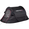 High Peak Vision 2 Schwarz Tunnelzelt 10280