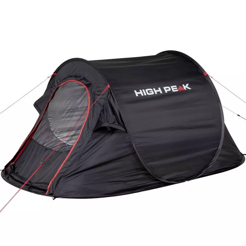 High Peak Vision 2 Schwarz Tunnelzelt 10280