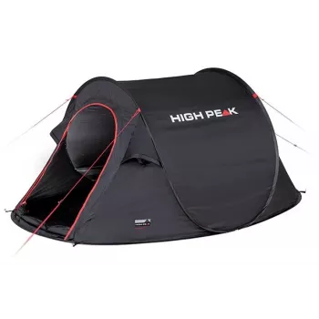 High Peak Vision 3 Schwarz Tunnelzelt 10290