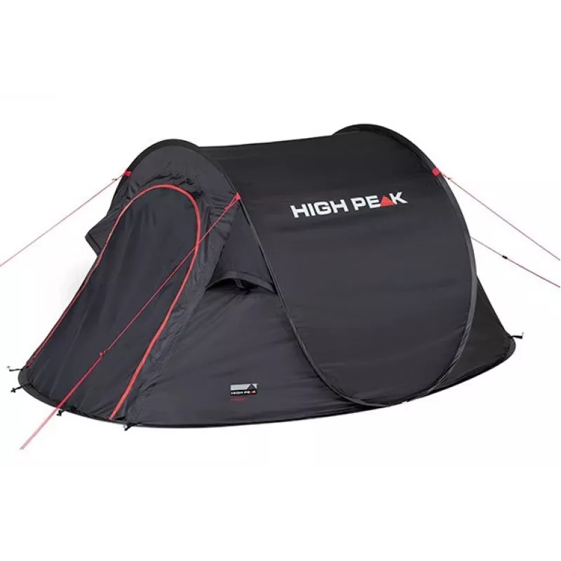 High Peak Vision 3 Schwarz Tunnelzelt 10290