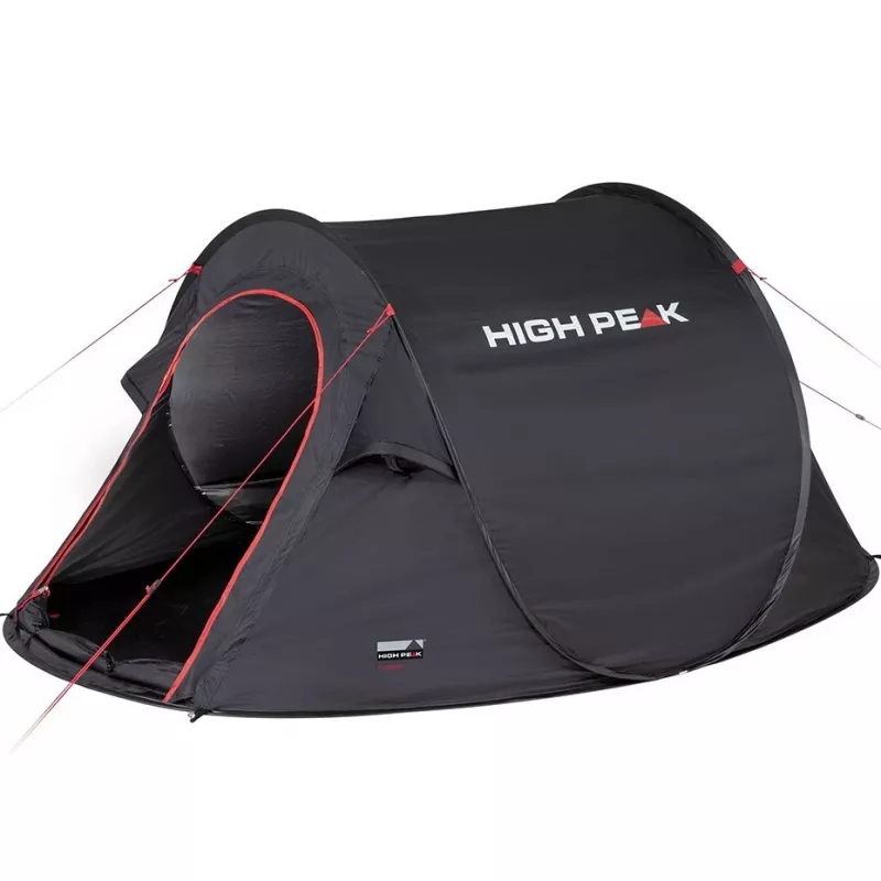 High Peak Vision 3 Schwarz Tunnelzelt 10290
