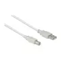 Good Connections USB2.0-Kabel A-B Grau 0,25m