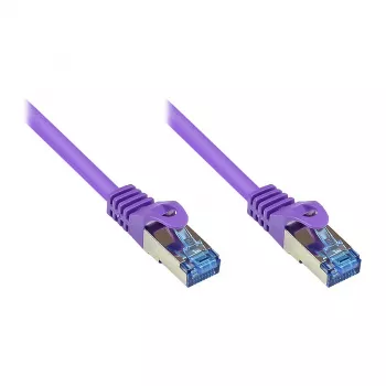 Good Connections Cat.6A Patchkabel S/FTP halogenfrei Violett 7,5m