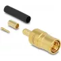 DELOCK SMB-Stecker 91786 zum Crimpen von RG-174 und RG-316 mit Schrumpfschlauch