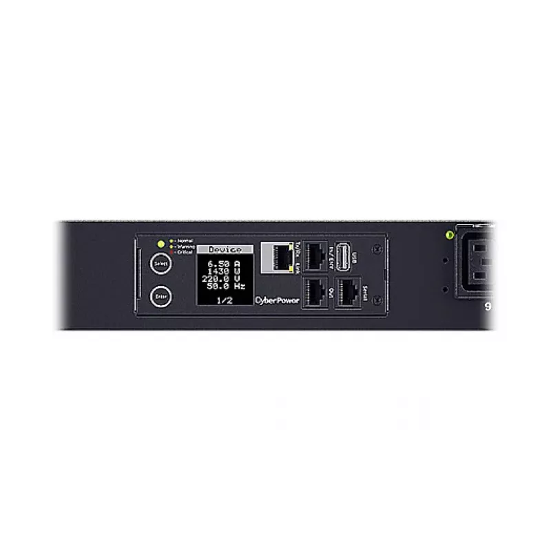 Power distribution unit CYBERPOWER PDU81404 — Metered/Monitored/Switched 24x C13/C19 outlets 0U Single-phase 200–240V 16A
