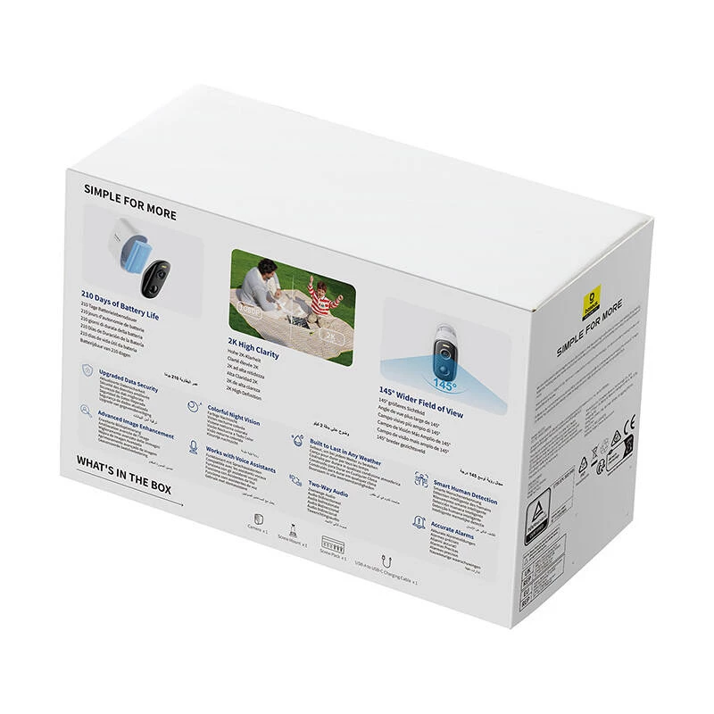 Baseus N1 Outdoor-Kamera (Weiß)