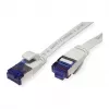 VALUE Patchkabel Cat.6A (Klasse EA) FTP, extraflach, Grau, 2 m