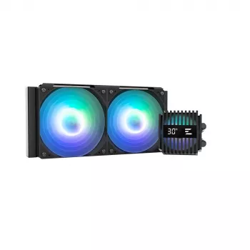 ZALMAN ALPHA2 V2 A24 240 mm CPU-Flüssigkeitskühler — geschlossene All-in-One, schwarz