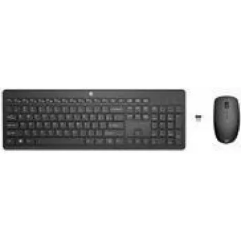 Tastatur- und Maus-Set, kabellos, HP 235 – Full-Size-Tastatur, RF Wireless, schwarz