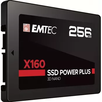 SSD-Festplatte Emtec 256 GB 2,5 Zoll SATA III QLC 3D NAND X160