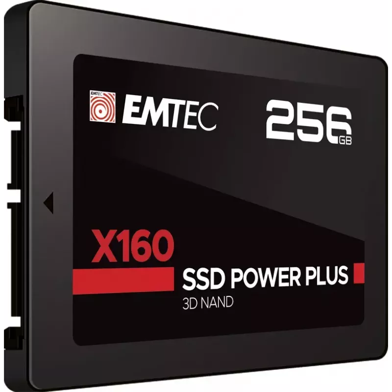 SSD-Festplatte Emtec 256 GB 2,5 Zoll SATA III QLC 3D NAND X160
