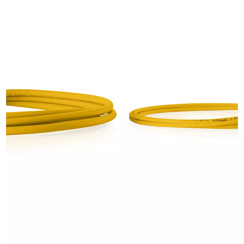 Patchkabel DIGITUS CAT6 U-UTP schlank 0,3 m, gelb