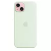 Silikonhülle mit MagSafe für Apple iPhone 15 Plus – Silikon, Mint, für 6,7 Zoll iPhone 15 Plus