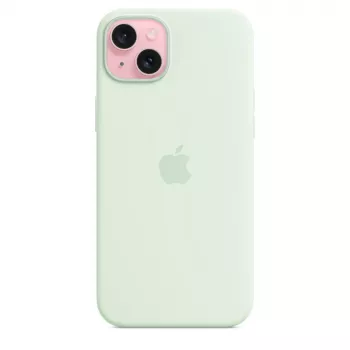 Silikonhülle mit MagSafe für Apple iPhone 15 Plus – Silikon, Mint, für 6,7 Zoll iPhone 15 Plus