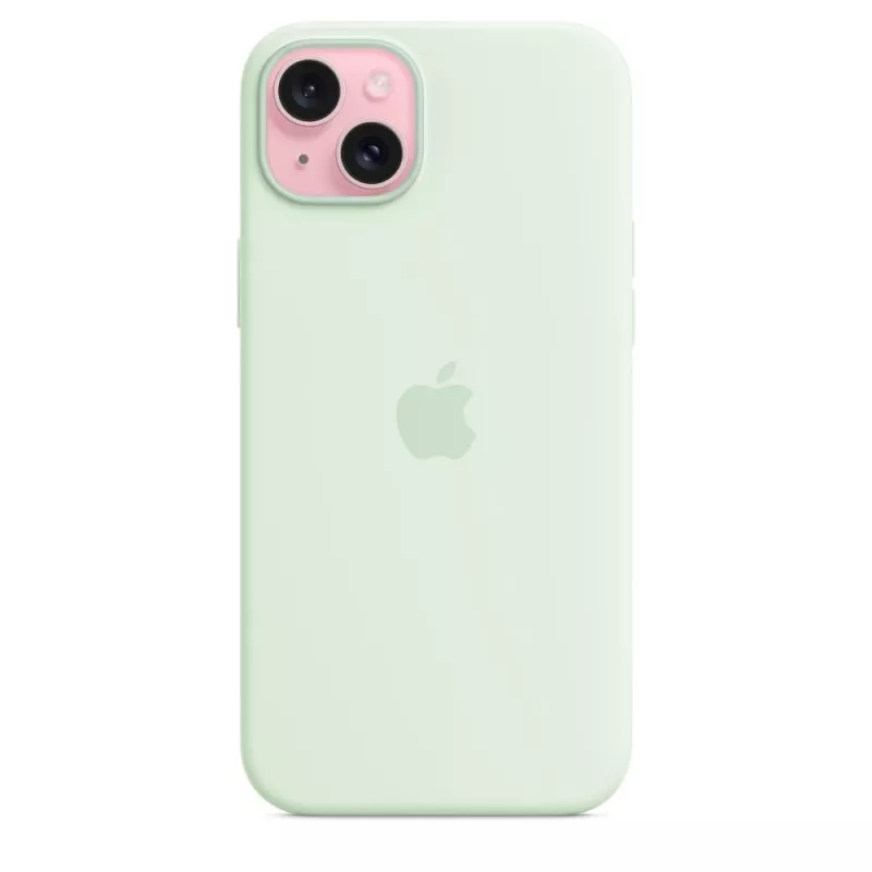 Silikonhülle mit MagSafe für Apple iPhone 15 Plus – Silikon, Mint, für 6,7 Zoll iPhone 15 Plus