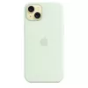 Silikonhülle mit MagSafe für Apple iPhone 15 Plus – Silikon, Mint, für 6,7 Zoll iPhone 15 Plus