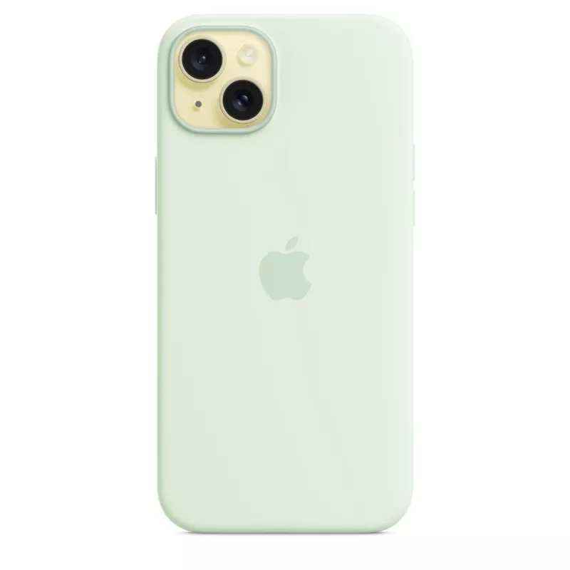 Silikonhülle mit MagSafe für Apple iPhone 15 Plus – Silikon, Mint, für 6,7 Zoll iPhone 15 Plus