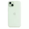 Silikonhülle mit MagSafe für Apple iPhone 15 Plus – Silikon, Mint, für 6,7 Zoll iPhone 15 Plus