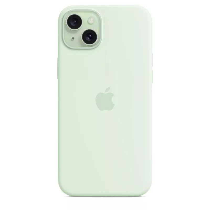 Silikonhülle mit MagSafe für Apple iPhone 15 Plus – Silikon, Mint, für 6,7 Zoll iPhone 15 Plus