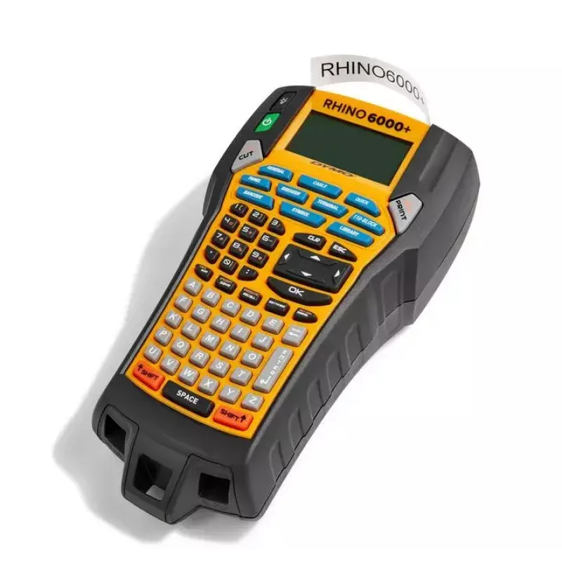 DYMO RHINO 6000+ ABC CASE UK Thermotransfer Thermodirekt Schwarz Gelb