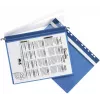 Hängeordner Durable 2561-06 A4 Kunststoff Blau Transparent