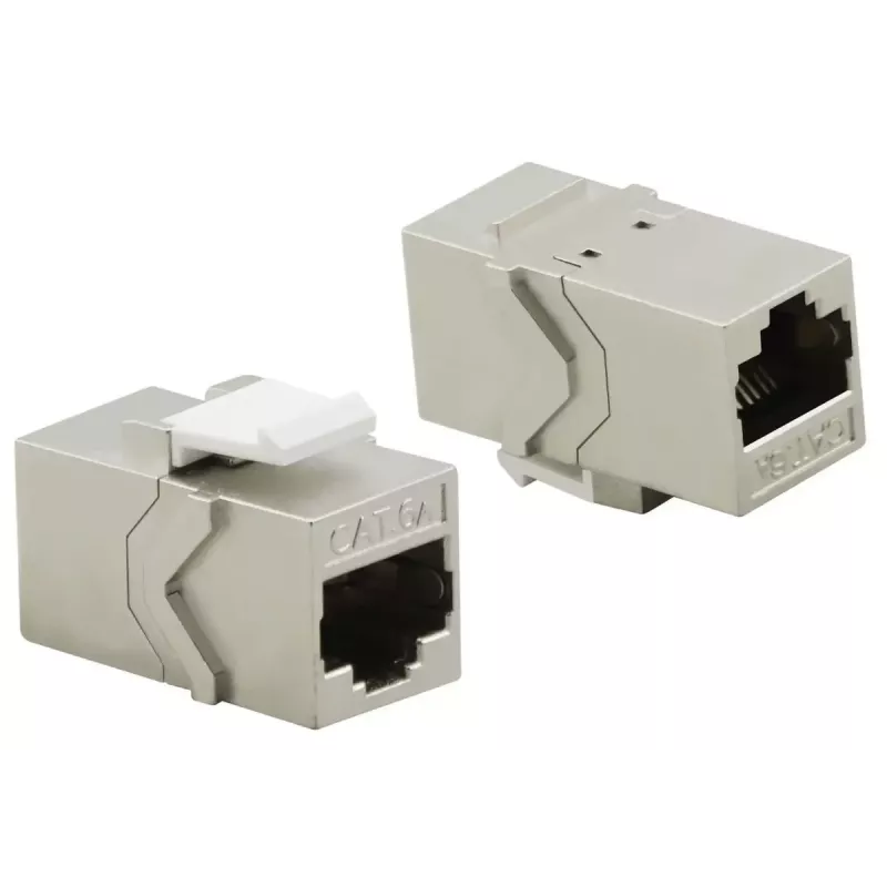 Keystone-Modul Helos 304268 flach Silver RJ-45