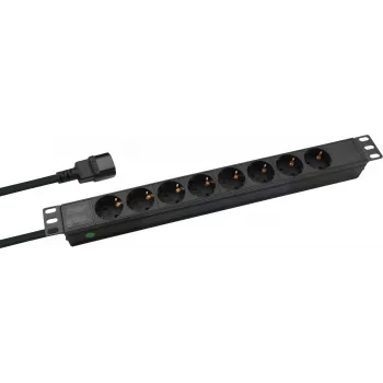 Rack-montierte Stromverteilungseinheit Helos PROFESSIONAL Modell 262836 Offline-USV 19-Zoll