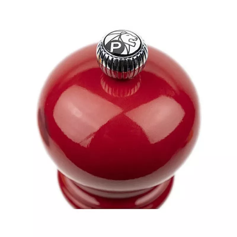 Pfeffermühle PEUGEOT Paris 18 cm uSelect, rot lackiertes Holz, einstellbarer Mahlgrad