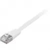 Netzwerkkabel Equip Kat.6A U/FTP Flach-Patchkabel RJ-45 10m Weiß